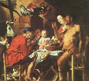 Satyr at the Peasant's House Jacob Jordaens